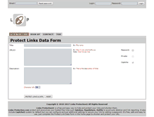 Tablet Screenshot of links-protection.com